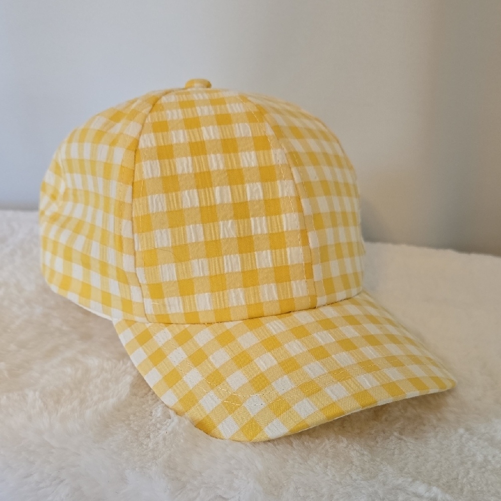 Yellow Checkered Cap